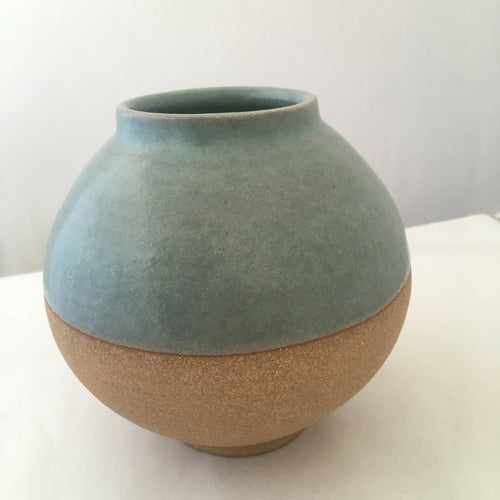Vase Boule en grès céladon | EMPREINTES Paris - EMPREINTES Paris