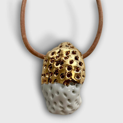 Collier Pépite Porcelaine 2 | EMPREINTES Paris - EMPREINTES Paris