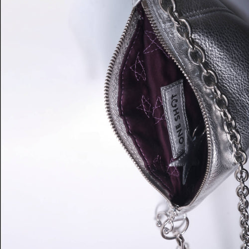 Mini sac banane - argent | EMPREINTES Paris - EMPREINTES Paris