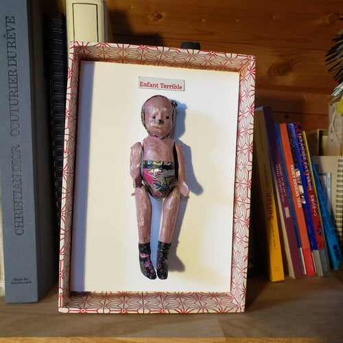 Tableau Enfant terrible en papier | EMPREINTES Paris - EMPREINTES Paris