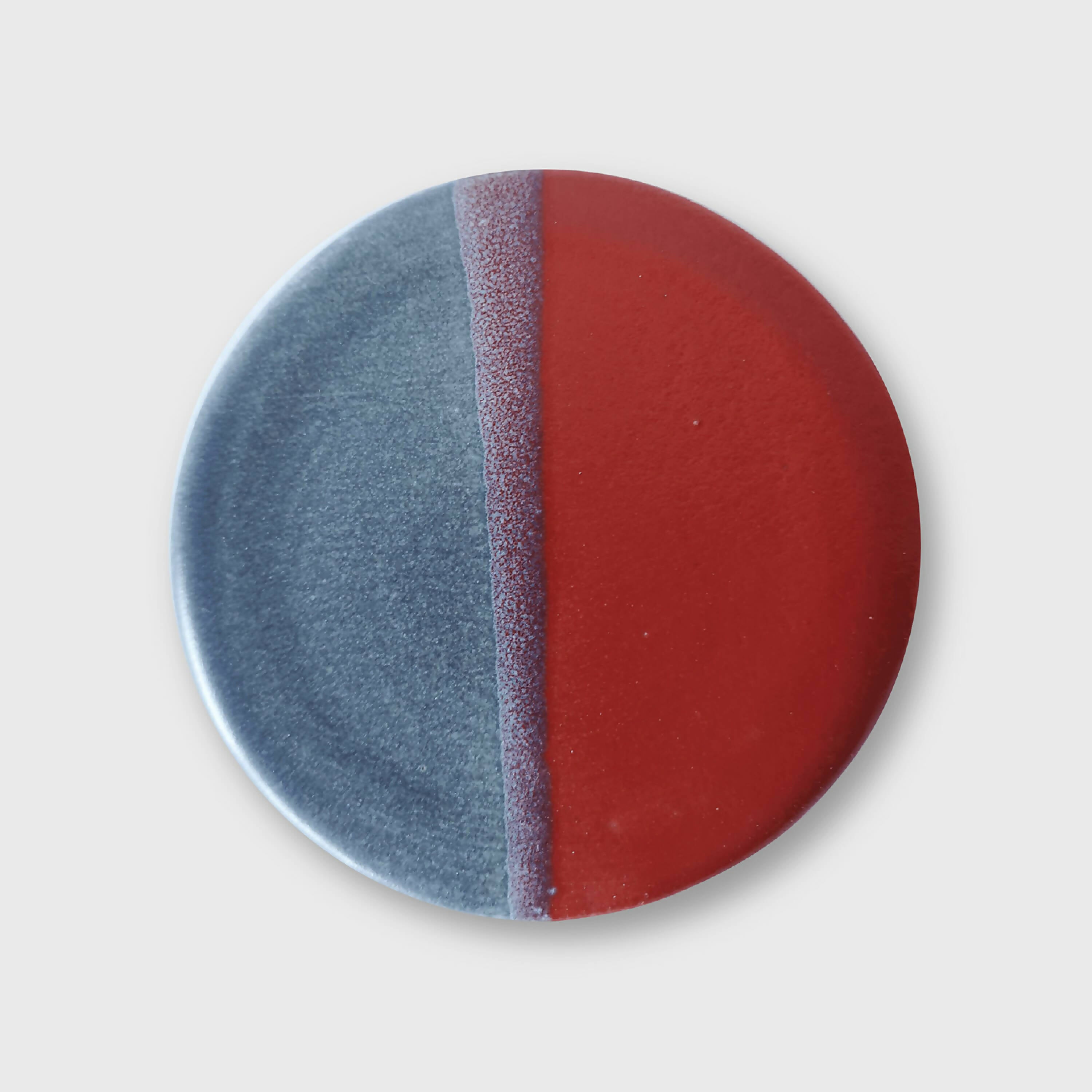 Vaisselle Dessous de Verre en Grès Bleu et Rouge | EMPREINTES Paris | EMPREINTES Paris
