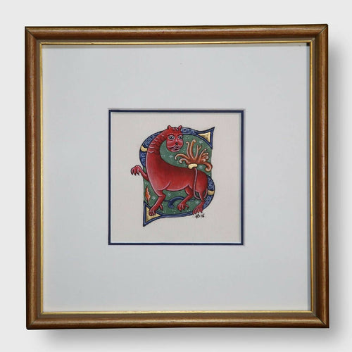 Enluminure Lettrine S | EMPREINTES Paris - EMPREINTES Paris