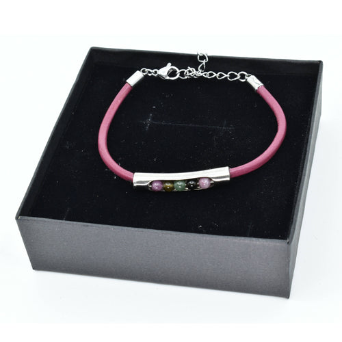 Bracelet en perle de Tourmaline Multicolore | EMPREINTES Paris - EMPREINTES Paris