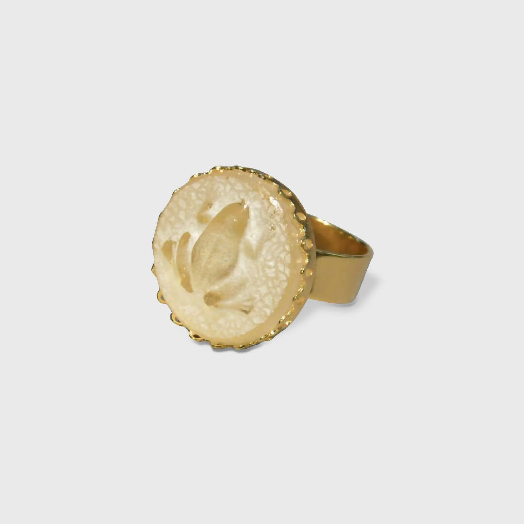 petite bague dorée grenouille | EMPREINTES Paris