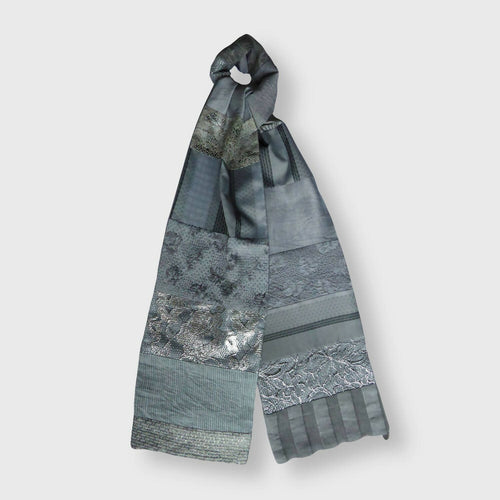 Écharpe bijou -Précieux gris | EMPREINTES Paris - EMPREINTES Paris