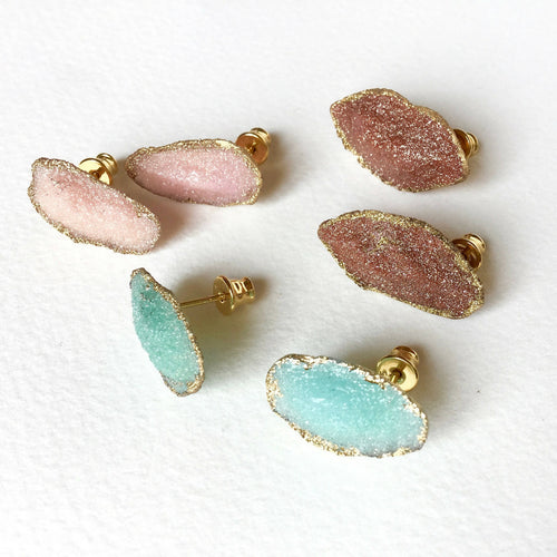 Boucles d'oreilles Sable lagon | EMPREINTES Paris - EMPREINTES Paris