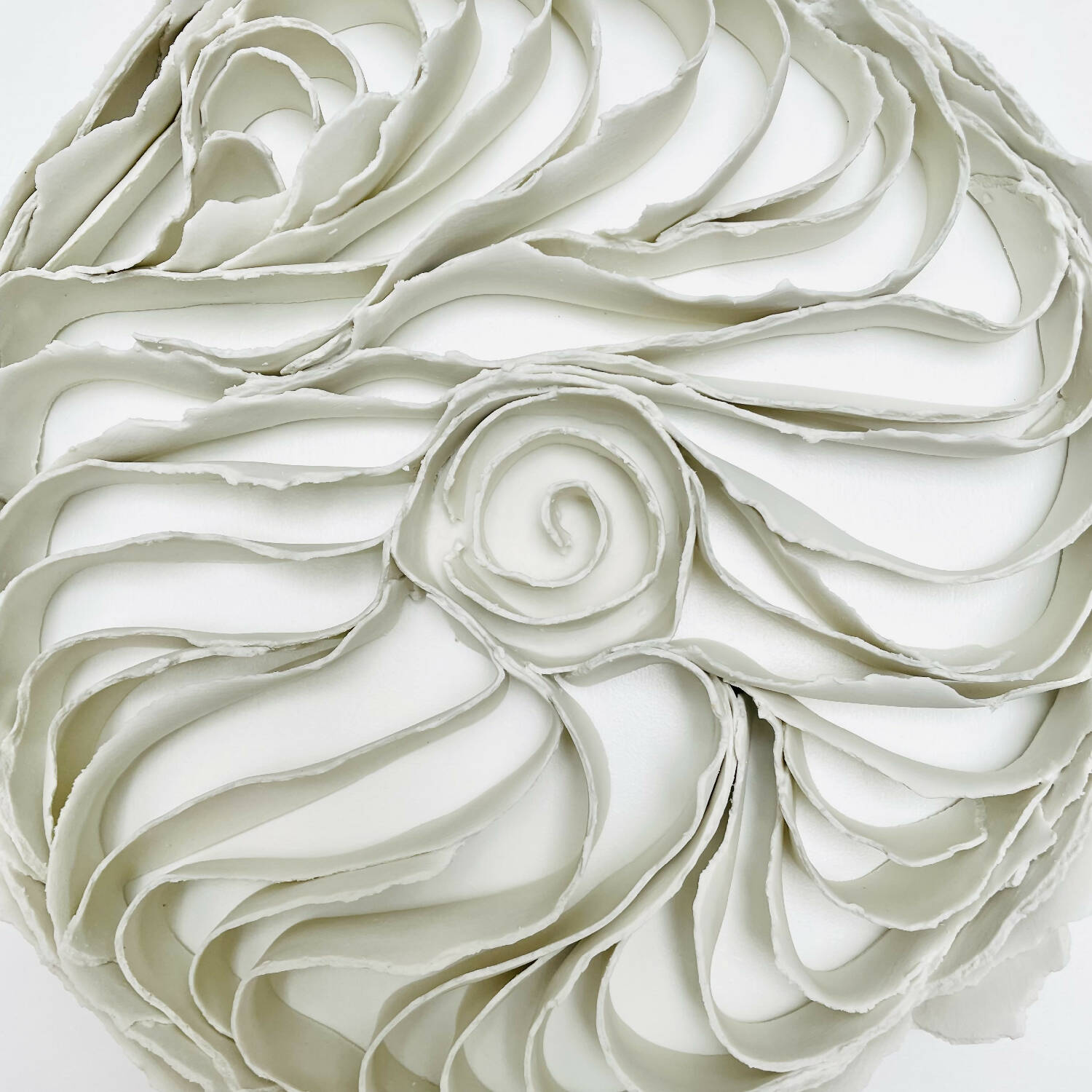 Bas relief tableaux papier porcelaine collection écorce sur fond blanc | EMPREINTES Paris | EMPREINTES Paris