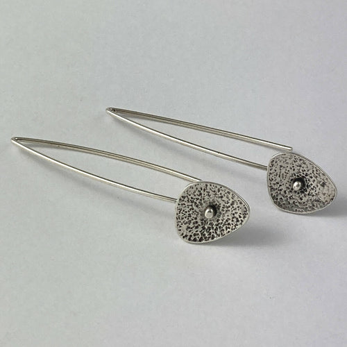 Boucles d’oreilles en étain Argenté 9 | EMPREINTES Paris - EMPREINTES Paris