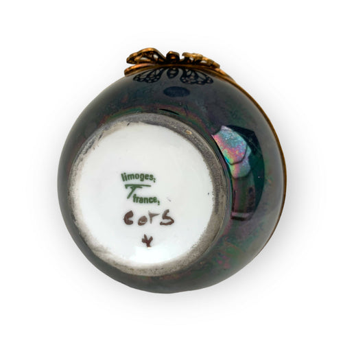 Coffret oeuf musical - cadeau unique patiné argenté | EMPREINTES Paris - EMPREINTES Paris