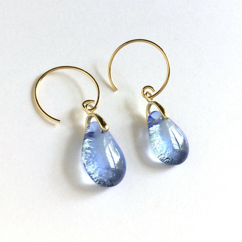 Boucles d'oreilles Perle bleu ciel clair | EMPREINTES Paris - EMPREINTES Paris