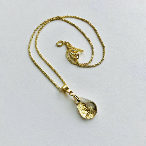 Pendentif Perle clair et or | EMPREINTES Paris - EMPREINTES Paris