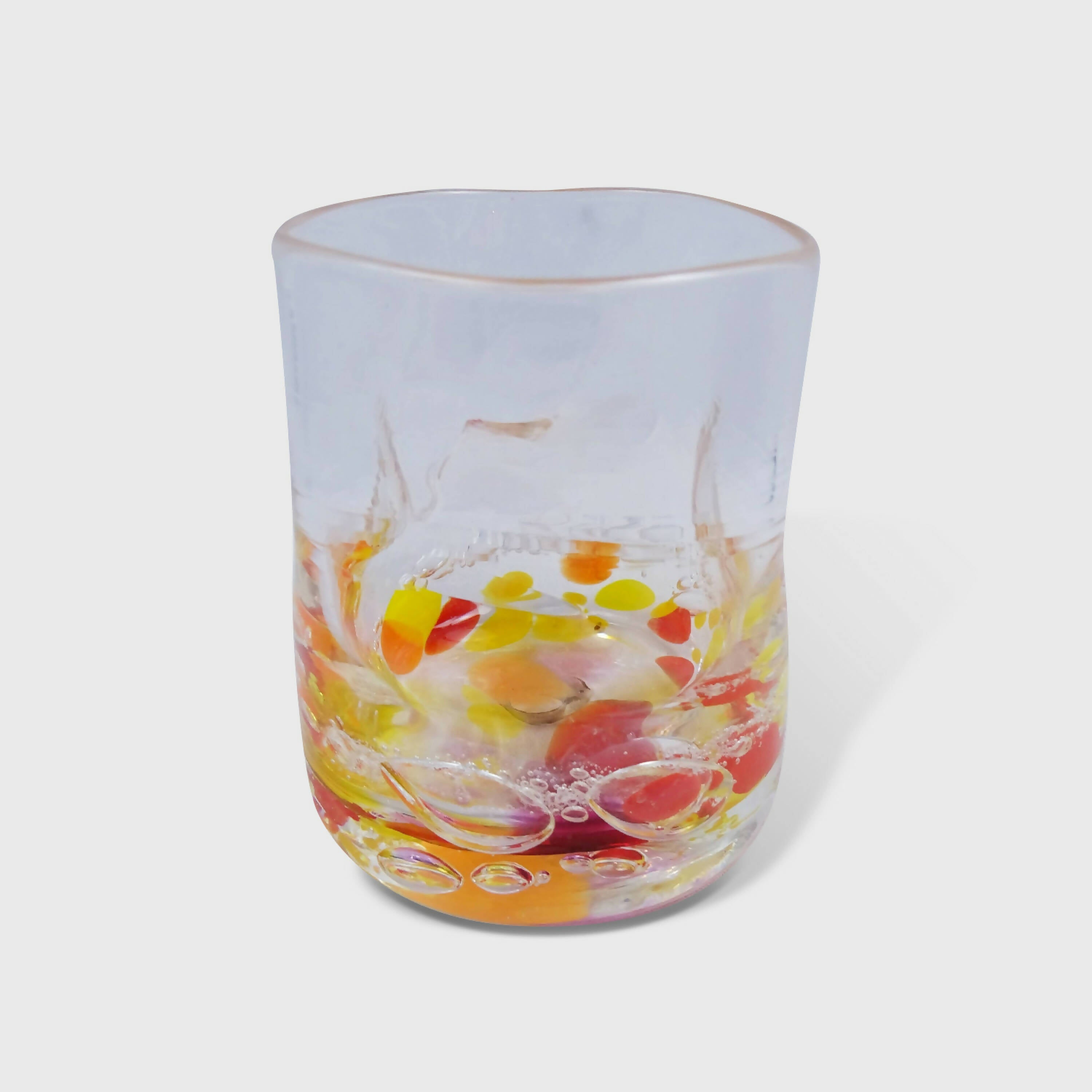 Verre cabossé orange | EMPREINTES Paris