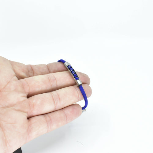 Bracelet en perles rondes de Lapis Lazuli | EMPREINTES Paris - EMPREINTES Paris
