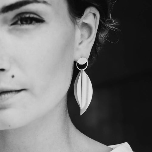 Boucles d'oreilles mobiles DUNE - Argent | EMPREINTES Paris - EMPREINTES Paris
