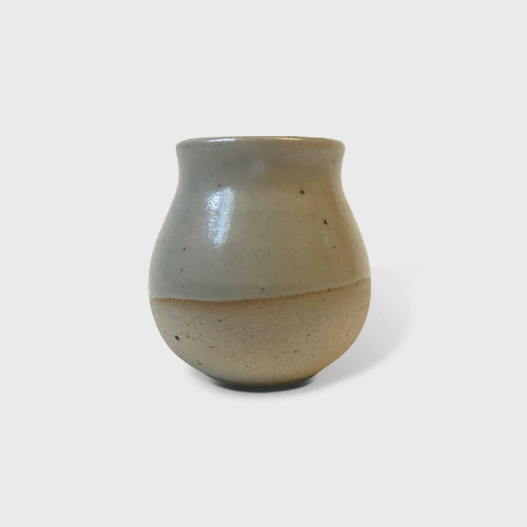 Petit Vase Beige n°1 en grès | EMPREINTES Paris