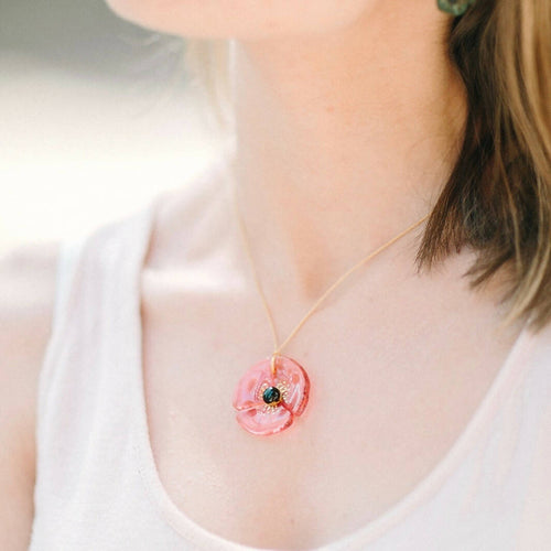 pendentif_coquelicot_blanc_nuage_mari_et_femme | EMPREINTES Paris - EMPREINTES Paris