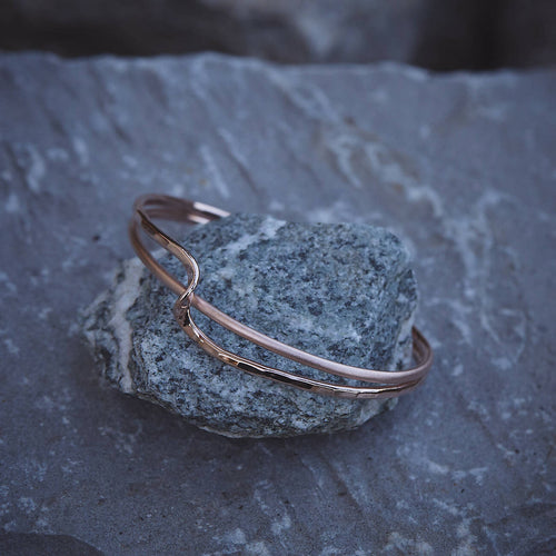 Bracelet plaqué or Double Lien d'Amour | EMPREINTES Paris - EMPREINTES Paris