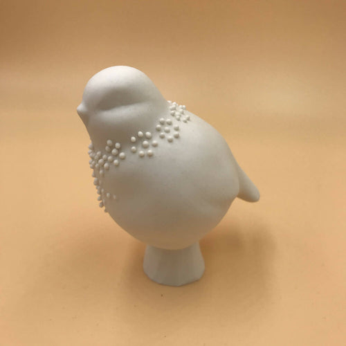 Petit oiseau porcelaine, motif picots 2 | EMPREINTES Paris - EMPREINTES Paris