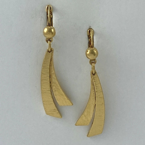 Boucles d’oreilles en étain Doré 3 | EMPREINTES Paris - EMPREINTES Paris