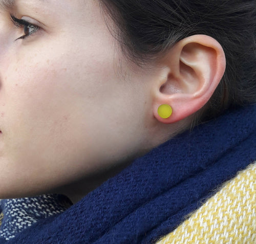 Boucles d'oreilles Couleur 8 mm | EMPREINTES Paris - EMPREINTES Paris