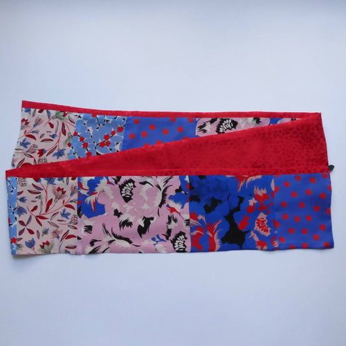 Écharpe soie pink- blue | EMPREINTES Paris - EMPREINTES Paris