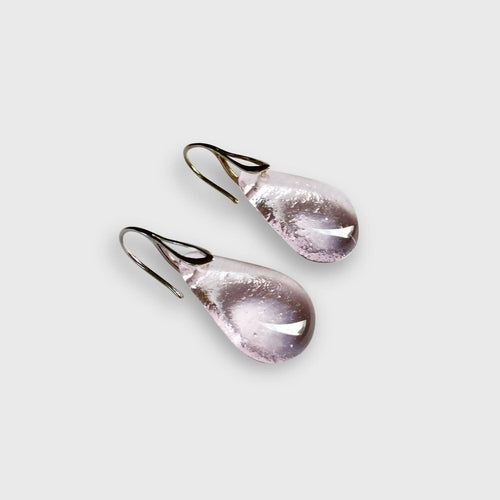 Boucles d'oreilles Gouttes Rose pâle | EMPREINTES Paris - EMPREINTES Paris
