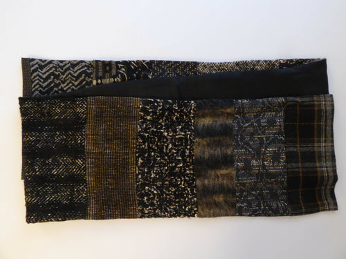 Écharpe hivernale homme-brun noir | EMPREINTES Paris - EMPREINTES Paris