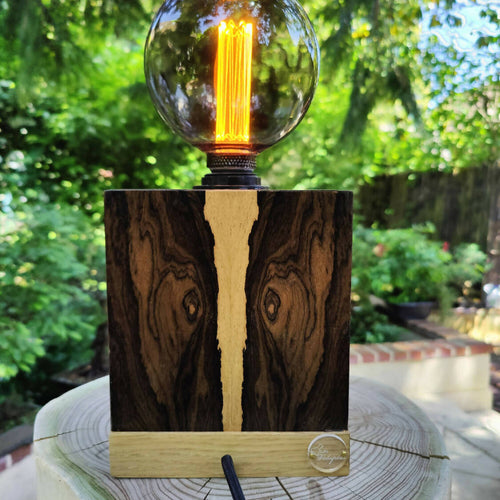 Lampe Bois ziricote Ebéniste Dupetit Thouars | EMPREINTES Paris - EMPREINTES Paris