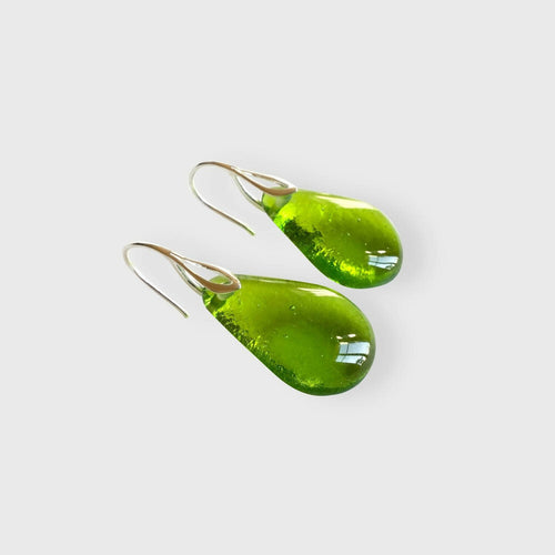 Boucles d'oreilles Gouttes Vert printemps | EMPREINTES Paris - EMPREINTES Paris