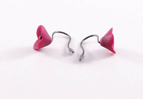 Boucles d'oreilles Camélia violettes | EMPREINTES Paris - EMPREINTES Paris