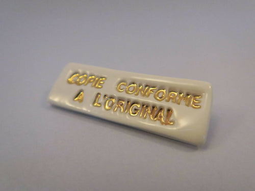 Broche Copie conforme | EMPREINTES Paris - EMPREINTES Paris