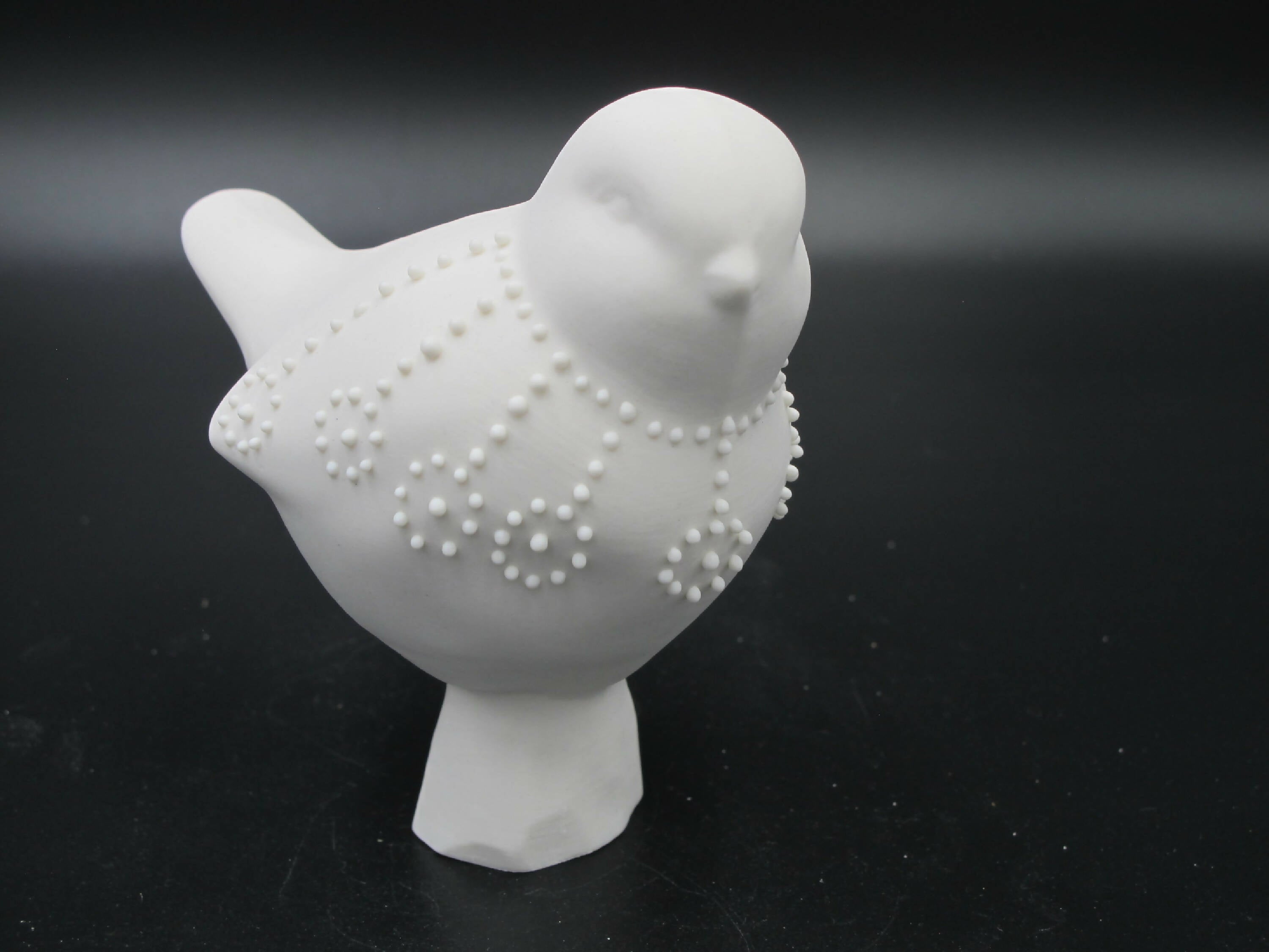 Petit oiseau porcelaine, motif picots 5 | EMPREINTES Paris