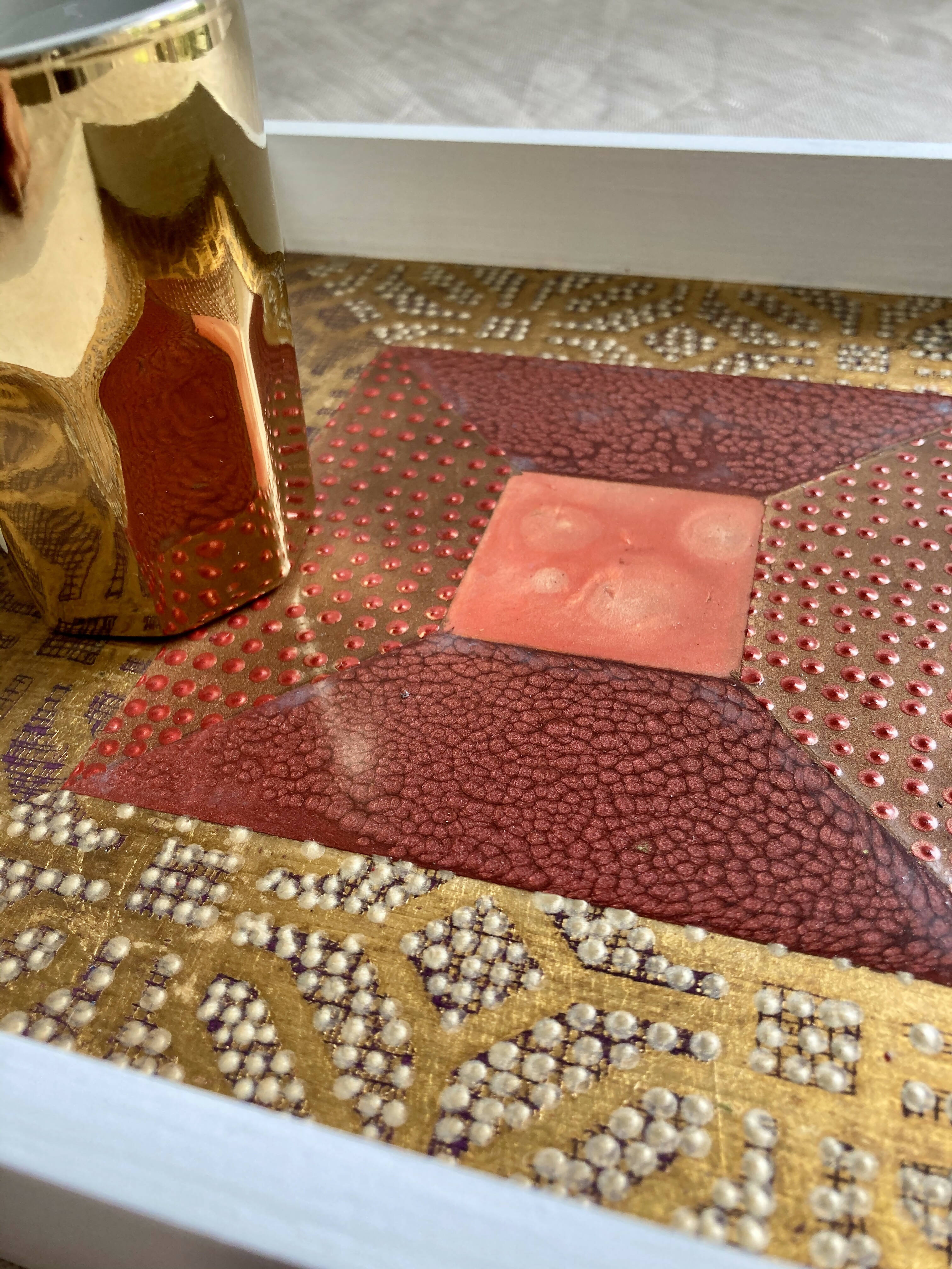 Plateau-Tableau Coeur orange | EMPREINTES Paris