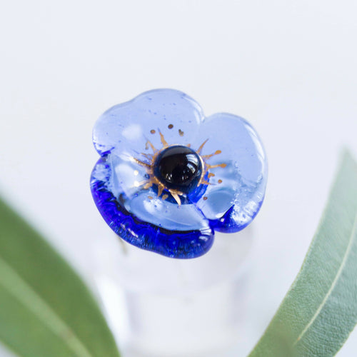 Bague FLEUR bleu ciel | EMPREINTES Paris - EMPREINTES Paris