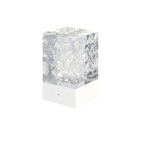 D-cüb Cristal - socle blanc | EMPREINTES Paris - EMPREINTES Paris