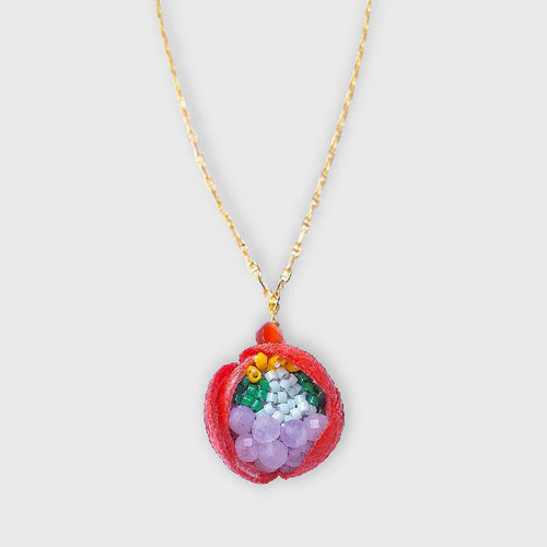 Collier Thethys orange | EMPREINTES Paris - EMPREINTES Paris