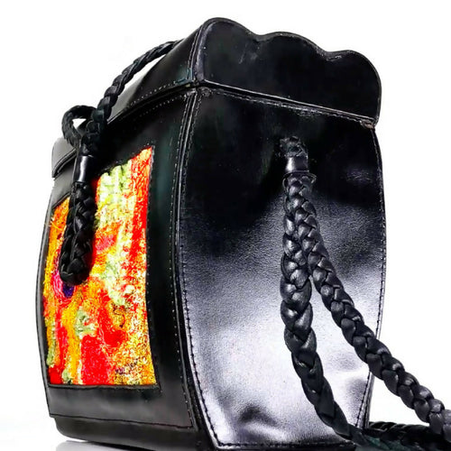 Sac GRAND PARIS noir brodé | EMPREINTES Paris - EMPREINTES Paris