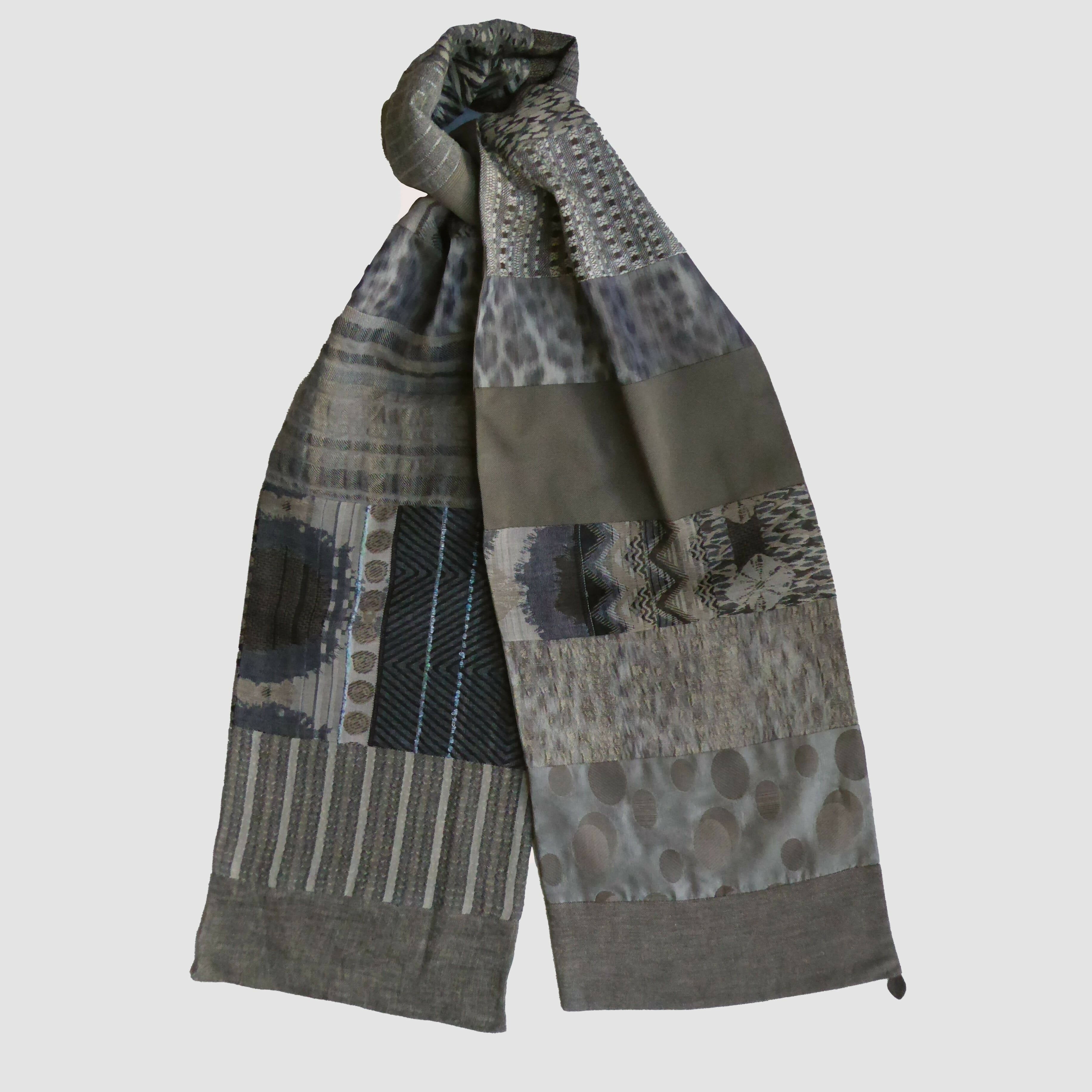 Écharpe intemporelle homme gris | EMPREINTES Paris