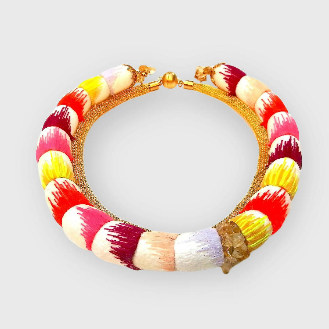 Collier cocoon orange | EMPREINTES Paris