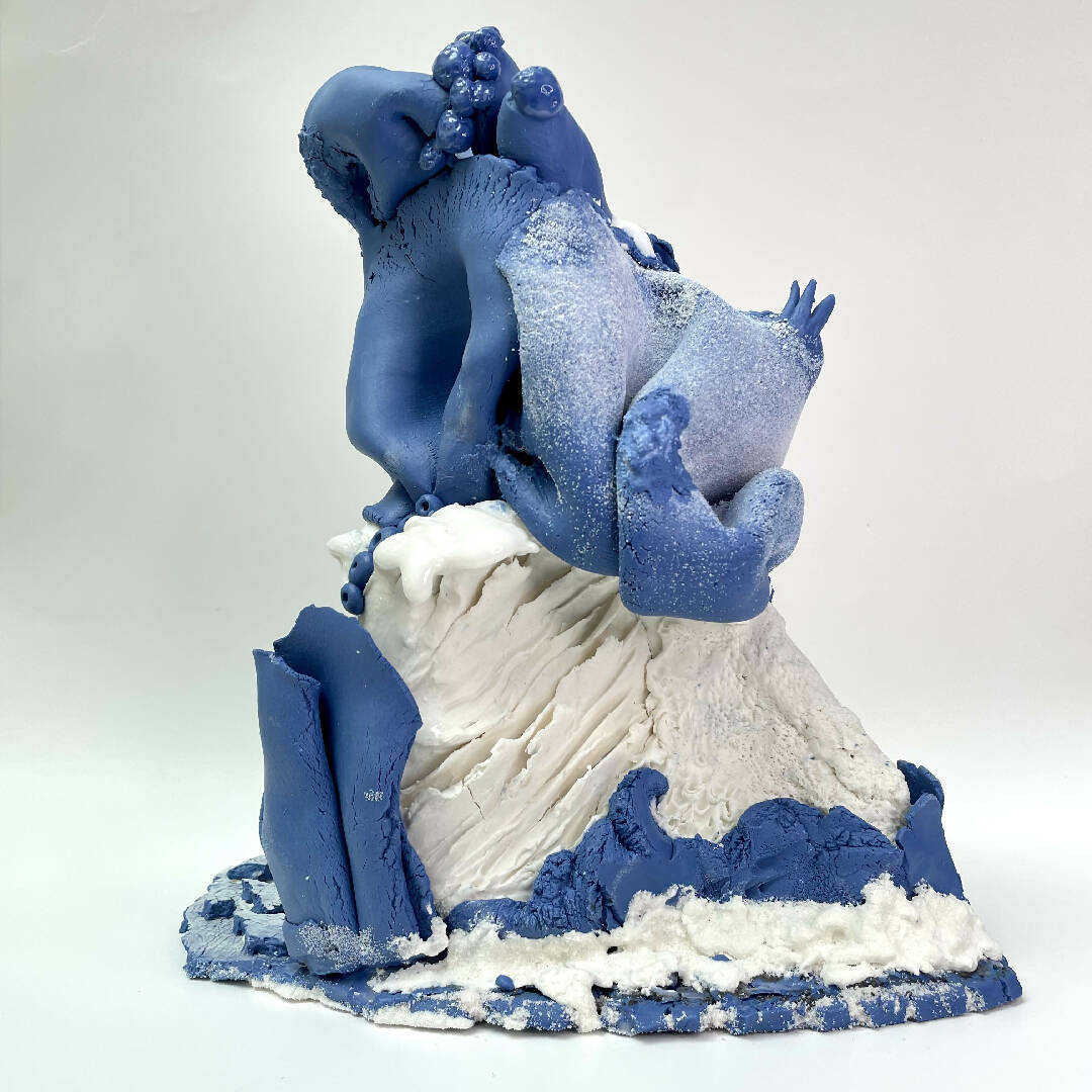 Sculpture collection nature porcelaine La Vague | EMPREINTES Paris