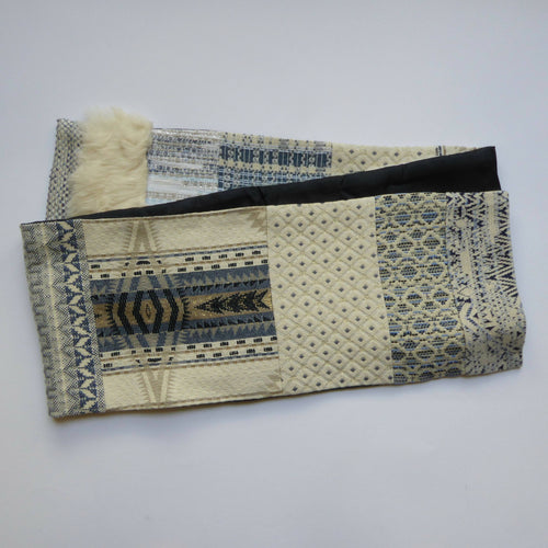 Écharpe hivernale -écru ciel | EMPREINTES Paris - EMPREINTES Paris