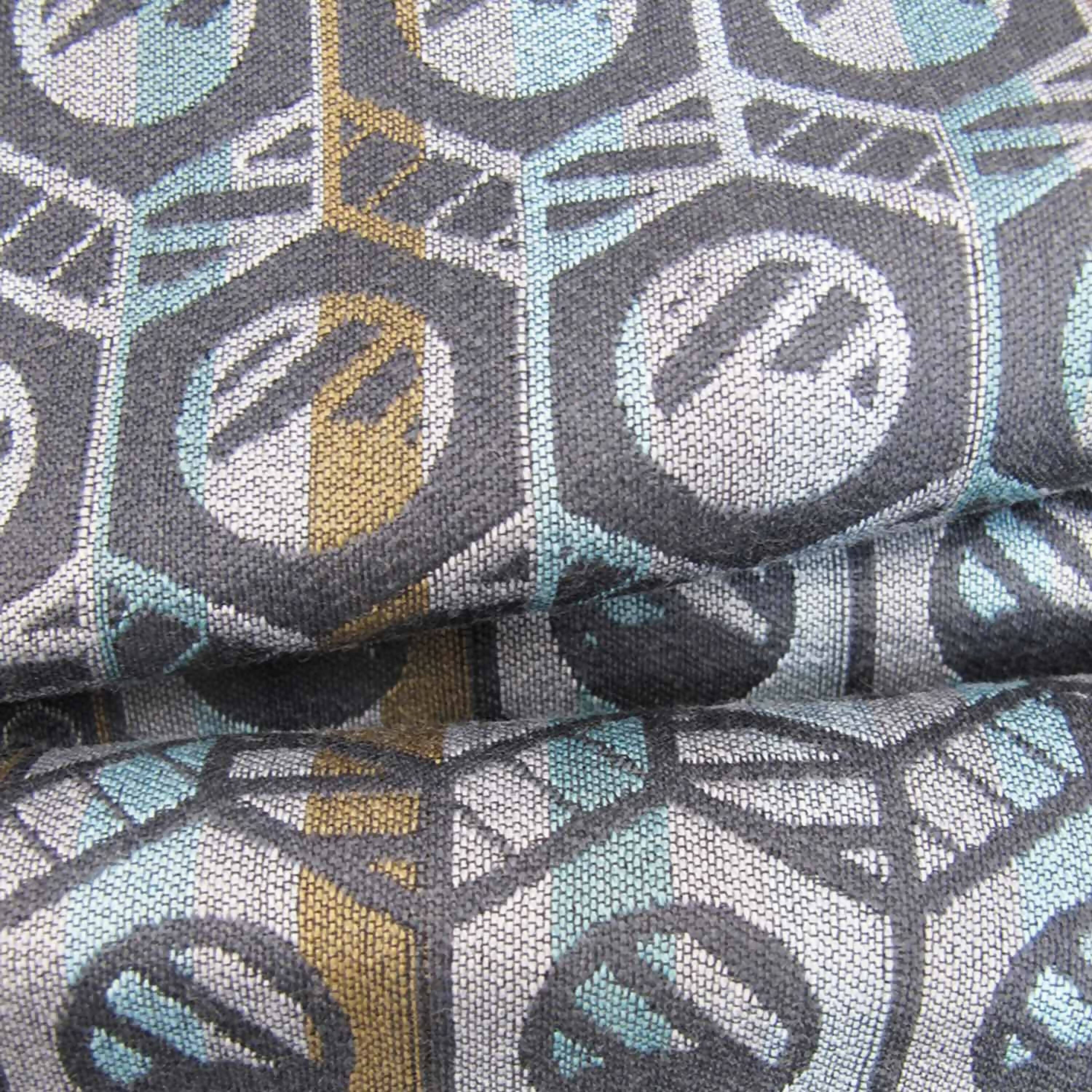 Écharpe Étroite Laine Soie multico Acier Ecrous | EMPREINTES Paris