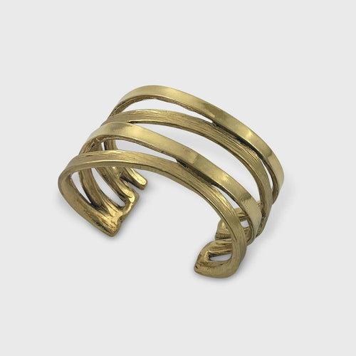 Bracelet en étain doré 6 | EMPREINTES Paris - EMPREINTES Paris