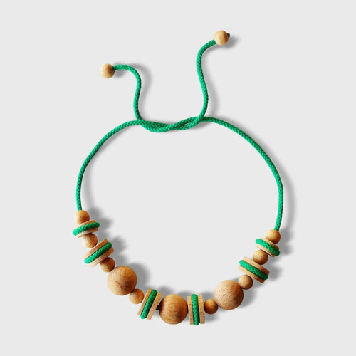 Collier FLOTS vert | EMPREINTES Paris - EMPREINTES Paris