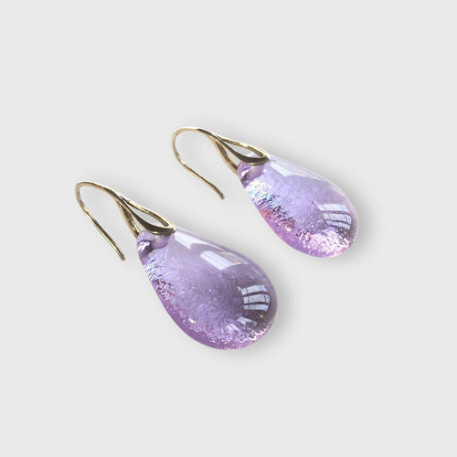 Boucles d'oreilles Gouttes Lavande | EMPREINTES Paris - EMPREINTES Paris