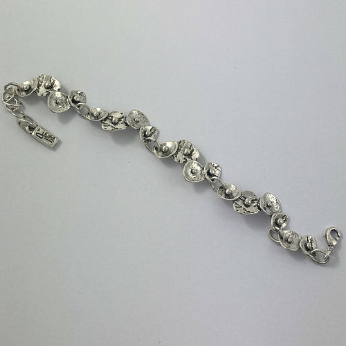 Bracelet en étain argenté 2 | EMPREINTES Paris - EMPREINTES Paris