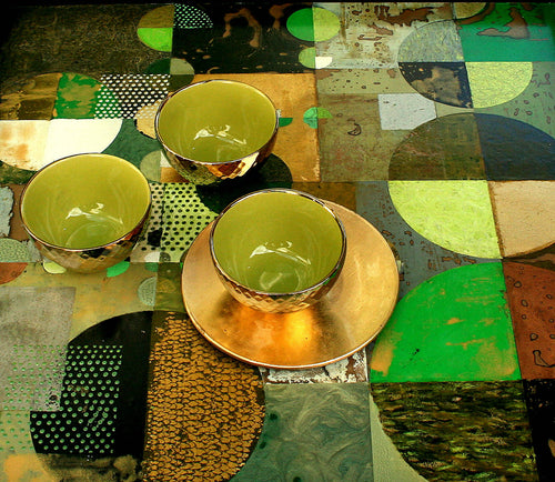 Plateau Tableau Géométrie verte | EMPREINTES Paris - EMPREINTES Paris