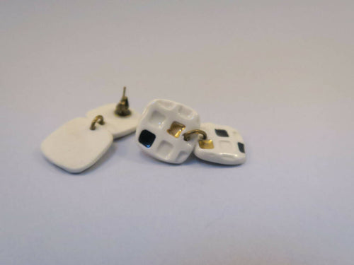 Boucles d'oreille pendantes Collection Pixels | EMPREINTES Paris - EMPREINTES Paris