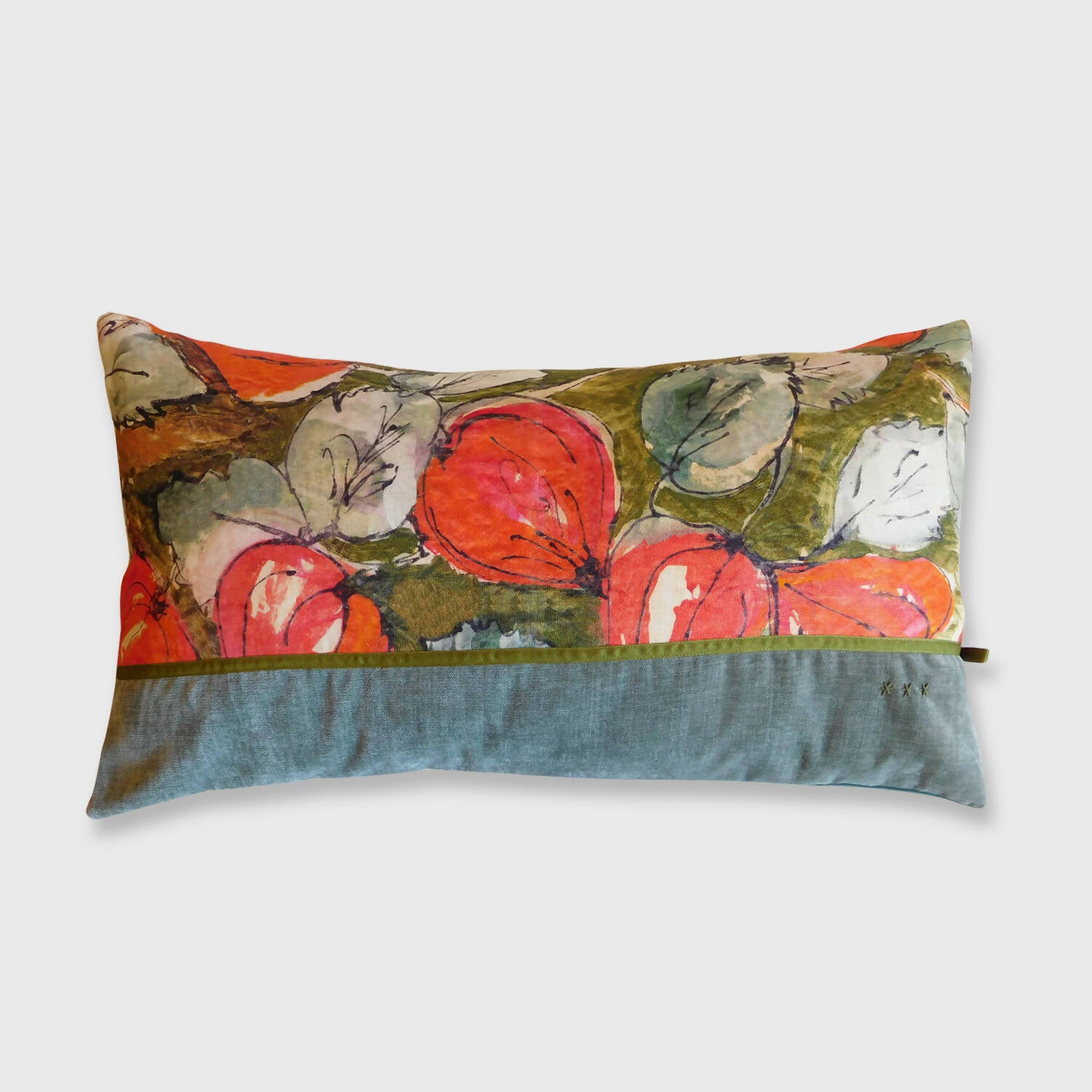 Coussin Lulli grand modèle bicolore | EMPREINTES Paris