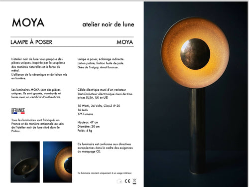 Lampe MOYA | EMPREINTES Paris - EMPREINTES Paris